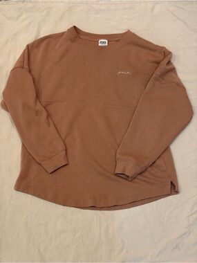 Victoria's Secret Men's Crewneck Sweatshirt in Dusty Brown